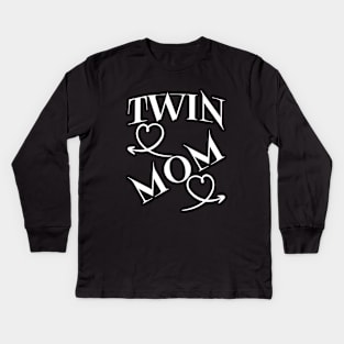 Twin Mom Kids Long Sleeve T-Shirt